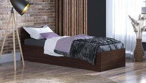 Posteľ 90x200 cm s matracom a úložným priestorom SPART1 Wenge