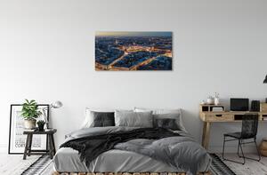 Obraz na plátne Krakov nočné panorama 100x50 cm