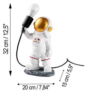 Detská lampička ASTRONAUT 1xE27/40W/230V medená/biela