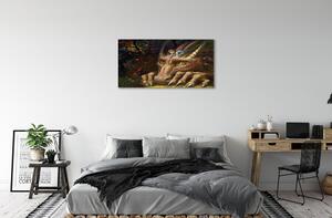 Obraz canvas Forest dračie hlava dievčatá 100x50 cm