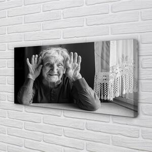 Obraz canvas staršia žena 100x50 cm