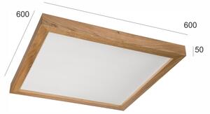 Brilagi - LED Kúpeľňové svietidlo WOODY FRAME LED/40W/230V 60x60 cm IP44 dub