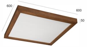 Brilagi - LED kúpeľňové svietidlo WOODY FRAME LED/40W/230V 60x60 IP44 dub čerešňa