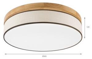 Brilagi - LED stropné svietidlo BELLADONNA LED/36W/230V pr. 50 cm krémová/dub