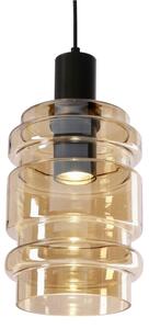 Luster na lanku RADON 1xE27/40W/230V dymovo-béžový