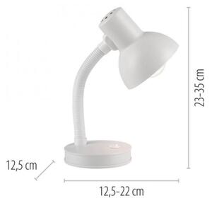 JUST LIGHT. 11080-16 - Flexibilná stolná lampa FLEXI 1xE27/25W/230V biela