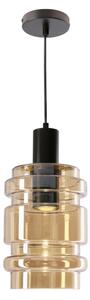 Luster na lanku RADON 1xE27/40W/230V dymovo-béžový