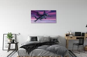Obraz canvas Dragon pestré oblohy 100x50 cm