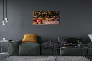 Obraz na plátne Dary vianočný strom 100x50 cm