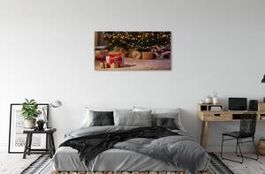 Obraz na plátne Dary vianočný strom 100x50 cm