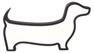LED Detská stolná lampa DOG LED/12W/230V čierna