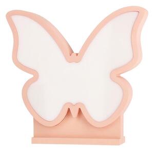 LED detská stolná lampa BUTTERFLY LED/14W/230V ružová