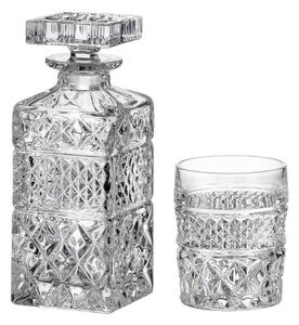 Bohemia Crystal Whisky set Madison 99999/07600/006 (1 karafa + 6 pohárov)