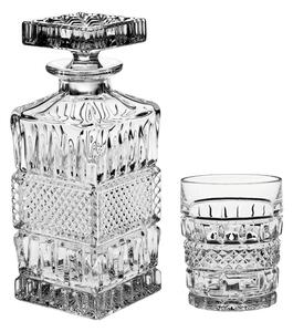 Bohemia Crystal Whisky set Britany 99999/10300/011 (1 karafa + 6 pohárov)