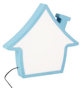LED detská stolná lampa HOUSE LED/10W/230V modrá