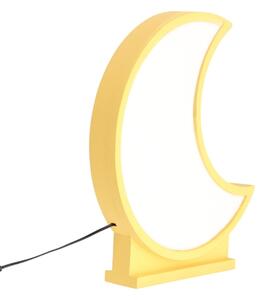 LED Detská stolná lampa MOON LED/12W/230V žltá