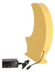 LED Detská stolná lampa MOON LED/12W/230V žltá