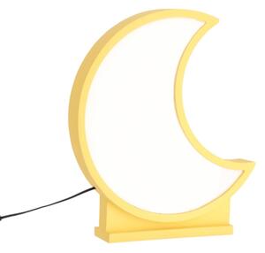LED Detská stolná lampa MOON LED/12W/230V žltá