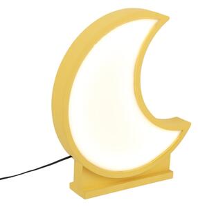 LED Detská stolná lampa MOON LED/12W/230V žltá