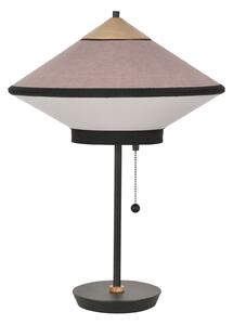 Stolové Lampa Forestier, Cymbal S, Pudrová, Obývacia izba, Tkanina / Textil, Dizajnový