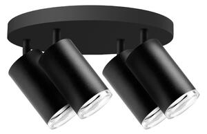 LED RGBW stmievateľné kúpeľňové bodové svietidlo TURYN 4xGU10/4,8W/230V IP44 čierne