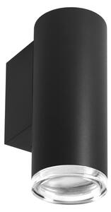 LED RGBW Stmievateľné kúpeľňové nástenné svietidlo TURYN 1xGU10/4,8W/230V IP44 čierne