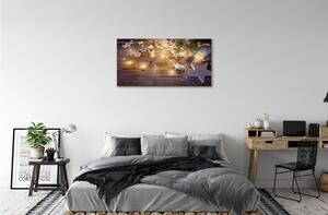 Obraz na plátne Čačky kužeľov doska svetiel 100x50 cm