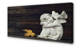 Obraz na plátne Spacie angel listy board 100x50 cm
