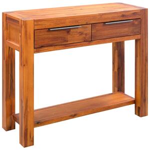Konzolový stolík, akáciový masív 86x30x75 cm