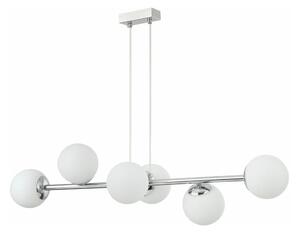 Luster na lanku MADDIE 6xE14/5W/230V lesklý chróm