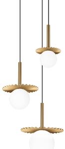 Luster na lanku CHITA 3xG9/5W/230V zlatý