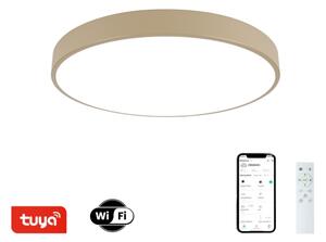 Brilagi - LED stmievateľné svietidlo POOL SMART LED/60W/230V priemer 50 cm Wi-Fi Tuya béžové + diaľkové ovládanie