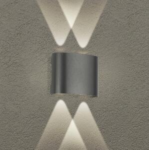 Brilagi - LED vonkajšie nástenné svietidlo FLAREBOX LED/4W/230V antracit IP65