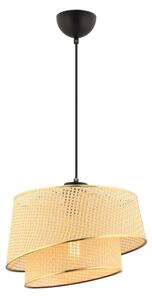 Závesný luster na lanku BARETTE 1xE27/60W/230V hnedá/zlatá