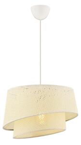 Závesný luster na lanku BARETTE 1xE27/60W/230V krémový