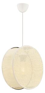 Závesný luster na lanku BIG DRUM 1xE27/60W/230V krémový
