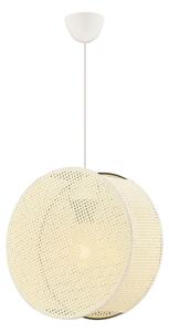 Závesný luster na lanku BIG DRUM 1xE27/60W/230V krémový