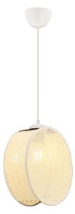 Luster na lanku DRUM 1xE27/60W/230V krémový