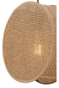 Závesný luster na lanku BIG DRUM 1xE27/60W/230V hnedý