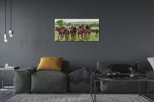Obraz canvas Art jazda na koni 100x50 cm