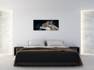 Obraz vlka (120x50 cm)