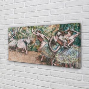 Obraz canvas Skica ženy tancujú lesa 100x50 cm