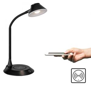 JUST LIGHT. 14414-18-LED Stmievateľná stolná lampa s nabíjaním PUCKI LED/4,5W/230V čierna