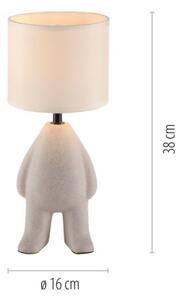 JUST LIGHT. 14191-39 - Stolová lampa TED 1xE27/25W/230V béžová