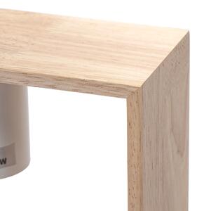 Aigostar - LED drevený luster na lanku 1xE27/9W/230V 2200K borovica
