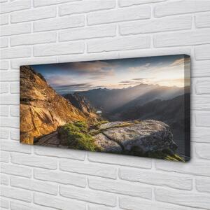 Obraz canvas Mountain Sunrise 100x50 cm