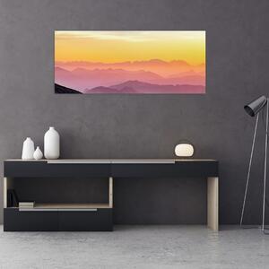 Obraz farebného neba (120x50 cm)