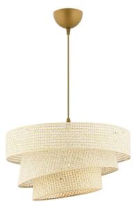 Závesný luster COUPER na lanku 1xE27/60W/230V krémový