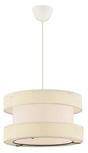 Závesný luster HALO na lanku 1xE27/60W/230V krémový