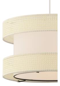 Závesný luster HALO na lanku 1xE27/60W/230V krémový